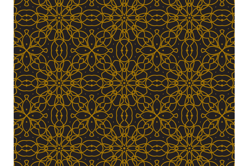 Pattern Gold Abstract Lines By Silkymilky | TheHungryJPEG