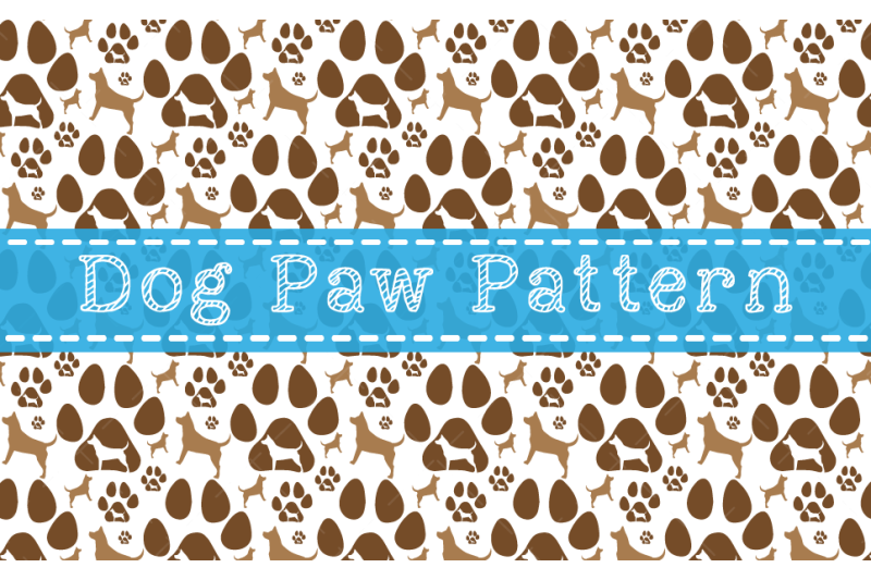 Dog Paw Pattern By Graphics Ninja | TheHungryJPEG