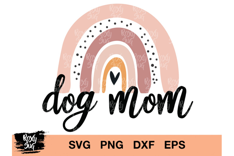 Download Dog mom svg - Mama svg - rainbow svg, Mom clipart, Sublimation designs By Lovely Graphics ...