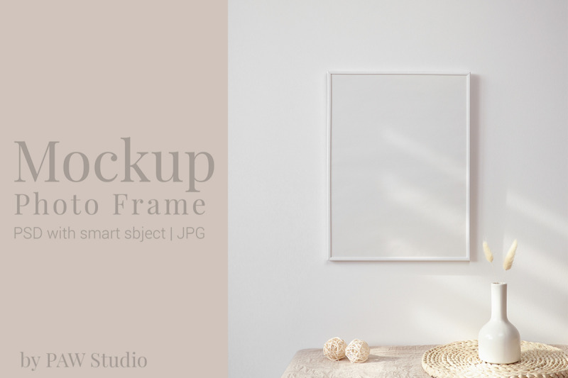 Digital Mockup,Mockup Template,Frame Mockup By PawMockup | TheHungryJPEG