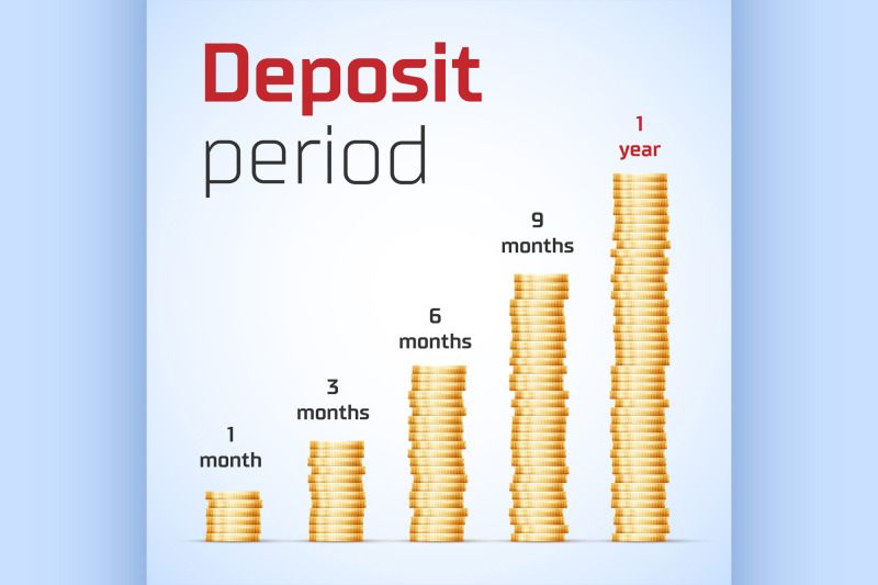 Coin deposits. Deposit stock.