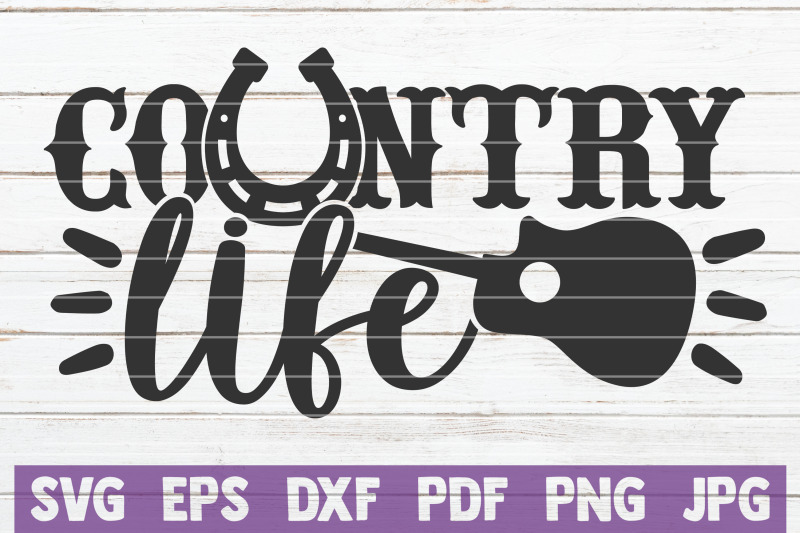 Country Life SVG Cut File By MintyMarshmallows | TheHungryJPEG