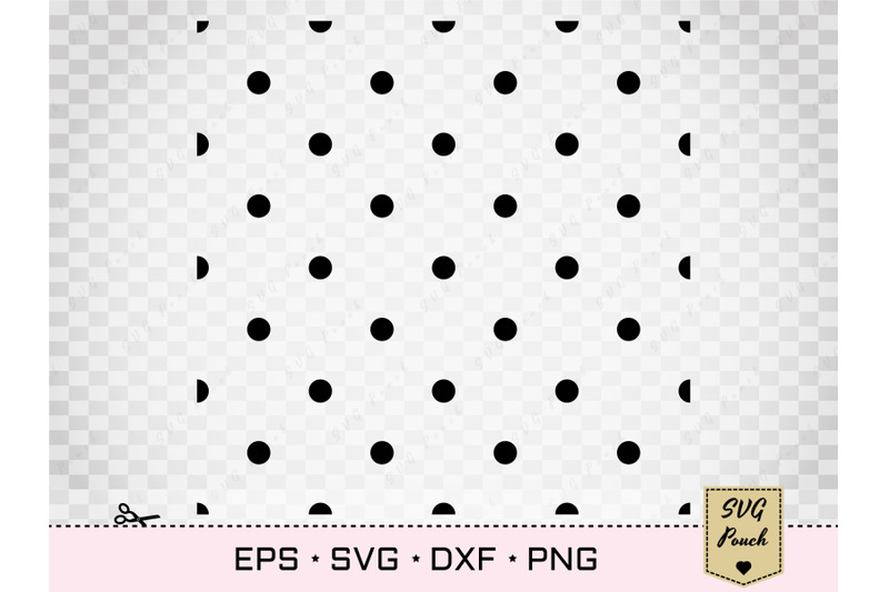 Polka Dot seamless pattern SVG By SVGPouch | TheHungryJPEG.com