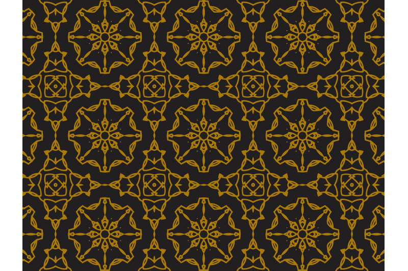 Pattern Gold Ornament The Wheel By Silkymilky | TheHungryJPEG