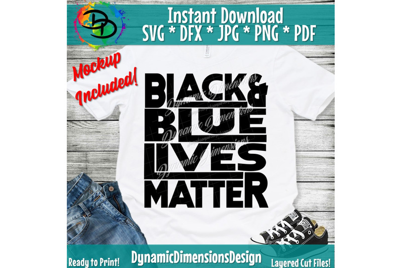 Black Lives Matter Svg Blue Lives Matter Peace Love Blm All Lives By Dynamic Dimensions Thehungryjpeg Com
