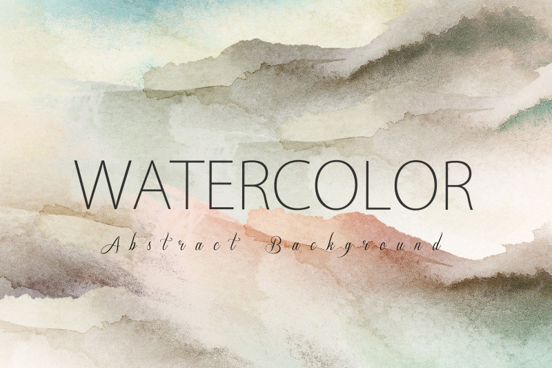 Watercolor Landscape Backgrounds By SIRIUSTR | TheHungryJPEG