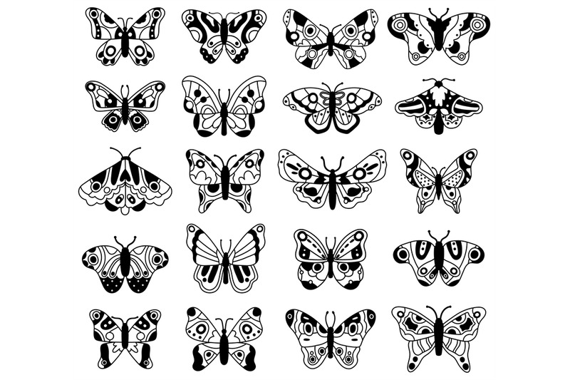 Butterflies flow. Butterfly wing, spring flying insect and flight wave  vector background illustration Stock Vector by ©tartila.stock.gmail.com  242725400