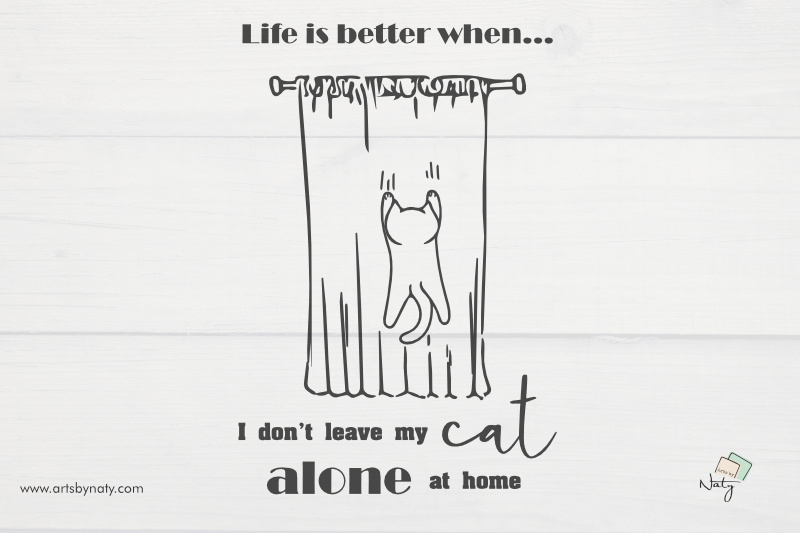 Funny Cat Quotes Svg Printable Illustration By Artsbynaty Thehungryjpeg Com