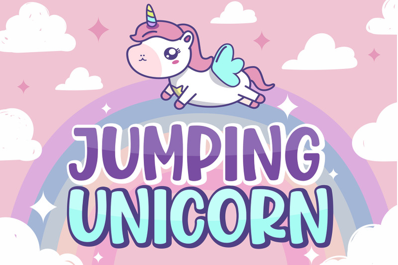 hopping unicorn