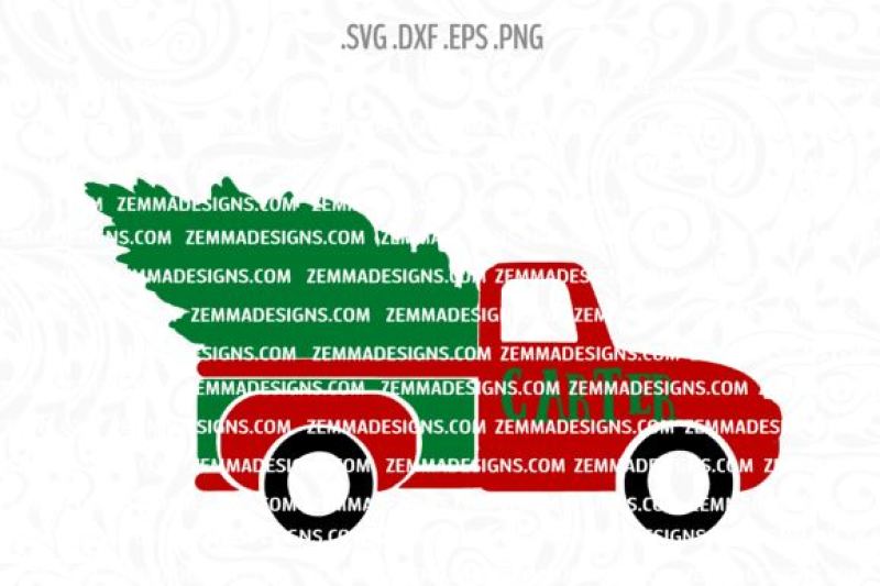 Christmas Tree Truck By Flamingo And Fawn Thehungryjpeg Com