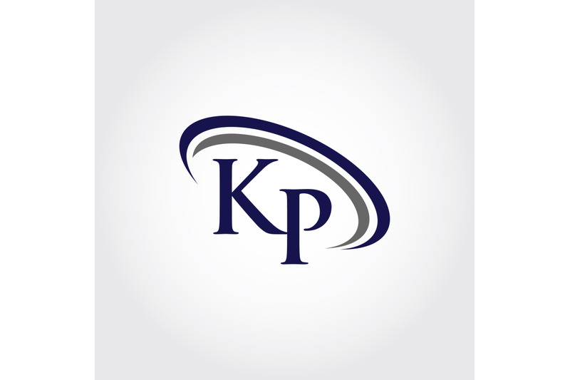 Monogram KP logo Design By Vectorseller | TheHungryJPEG