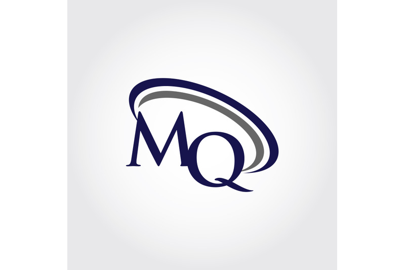 Mq monogram logo Royalty Free Vector Image - VectorStock