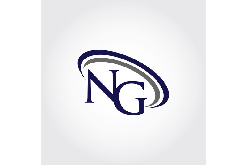 Monogram Ng Logo Design By Vectorseller Thehungryjpeg Com