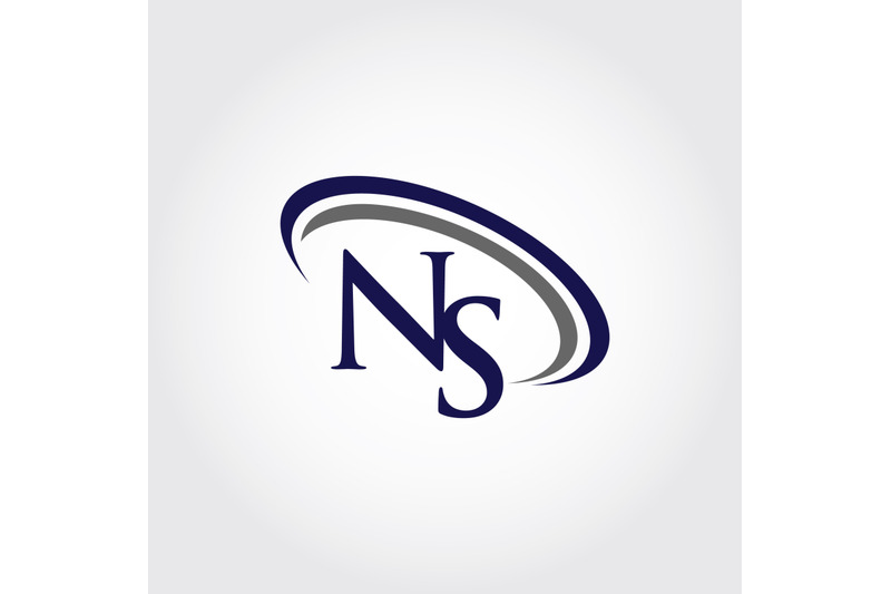 Premium Vector | Ns logo design