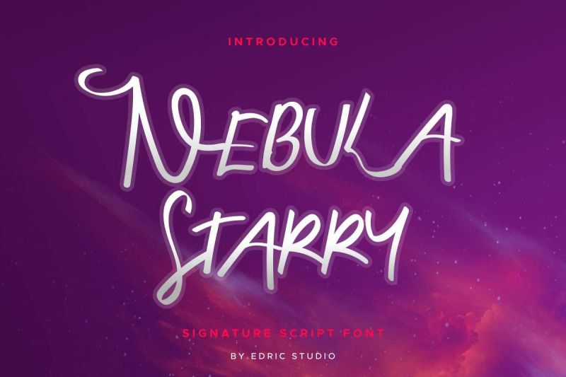 Nebula Starry By Edric Studio Thehungryjpeg Com
