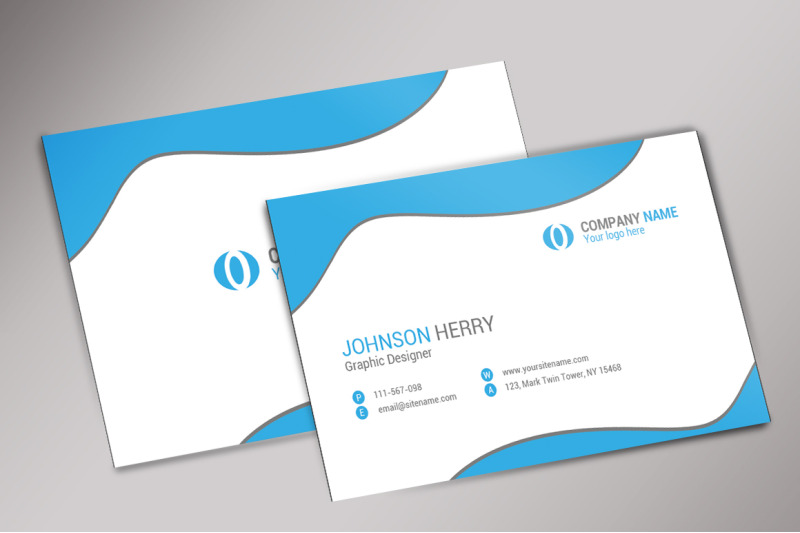 Corporate Business Card By Ayme Designs | TheHungryJPEG