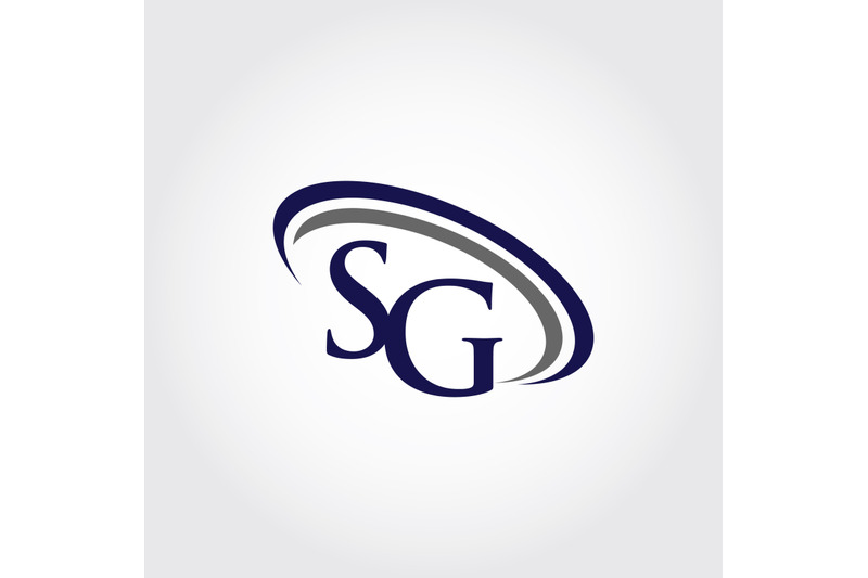 Monogram SG Logo Design By Vectorseller | TheHungryJPEG