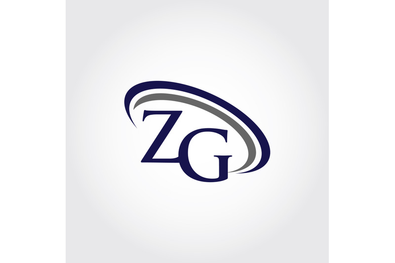 Letter zg or gz monogram logo suitable for any Vector Image