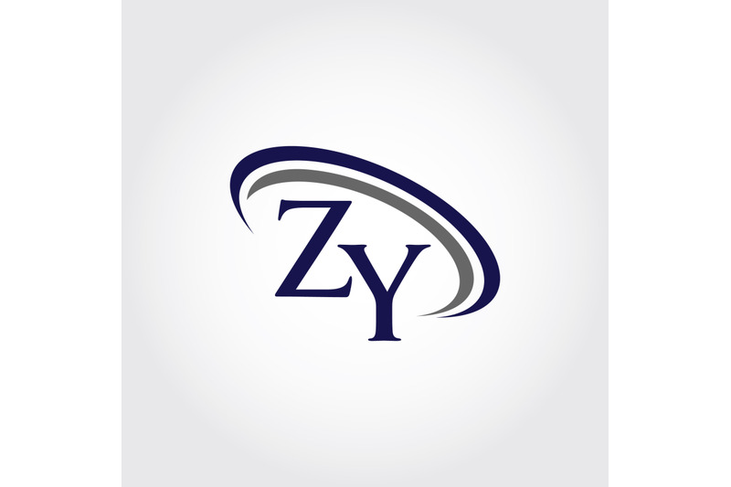 Monogram ZY Logo Design By Vectorseller | TheHungryJPEG
