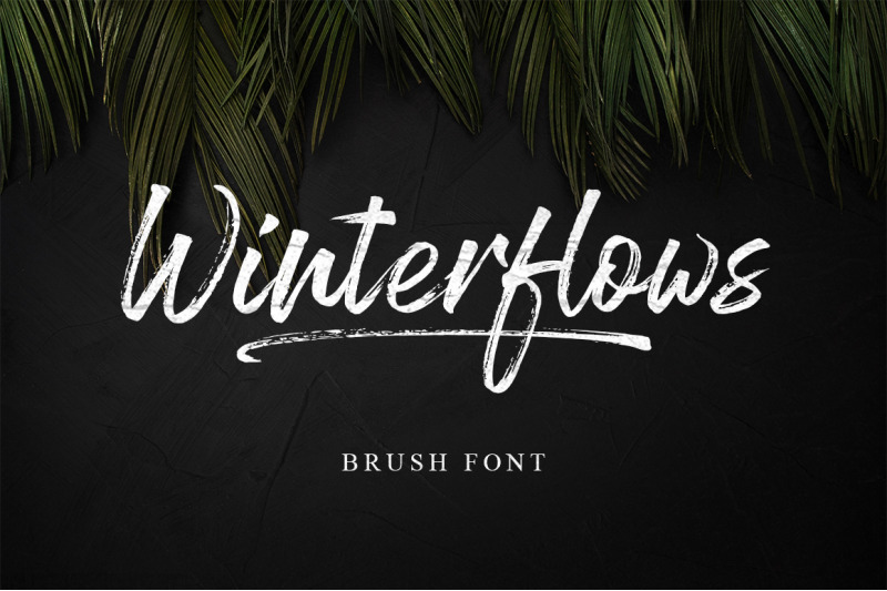 Winterflows Brush By Fargun Studio Thehungryjpeg Com