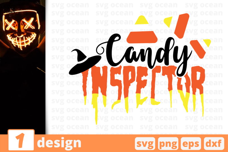 1 Candy Inspector Halloween Quotes Cricut Svg By Svgocean Thehungryjpeg Com