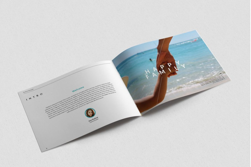 Indesign Portfolio Template By thirtypath | TheHungryJPEG