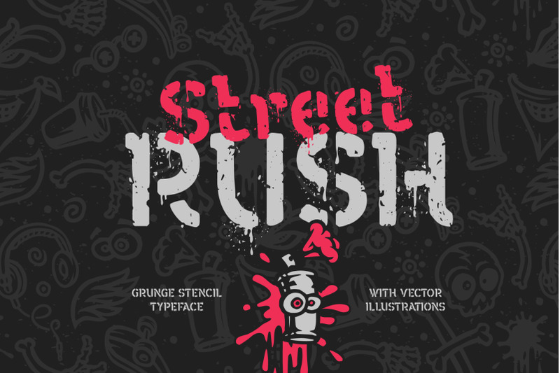 Street Rush Font Amp Graphics By Gleb Natasha Guralnyk Thehungryjpeg Com