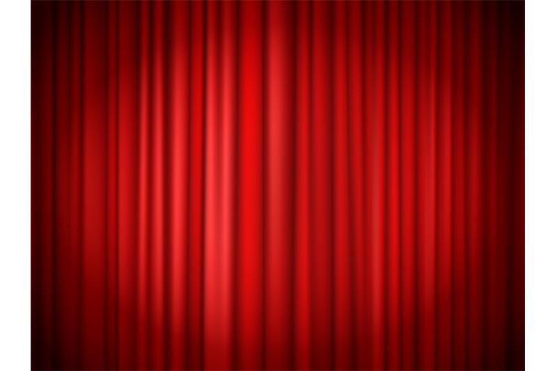 Chaiselong gennemsnit Ubevæbnet Red curtains background. Red curtain at stage for show By Tartila |  TheHungryJPEG