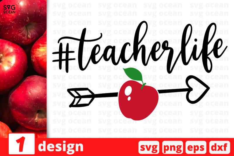 1 #teacherlife, Teacher Quotes Cricut Svg By Svgocean 