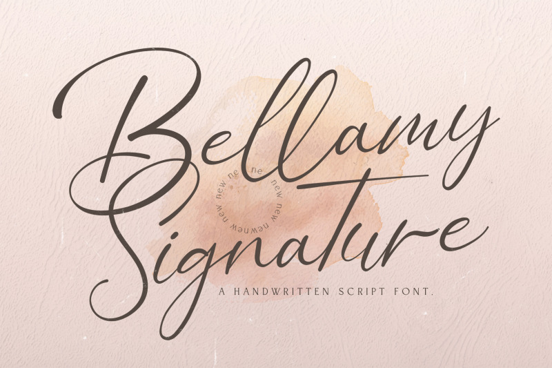 Bellamy Signature Handwritten Font By Stringlabs Thehungryjpeg Com