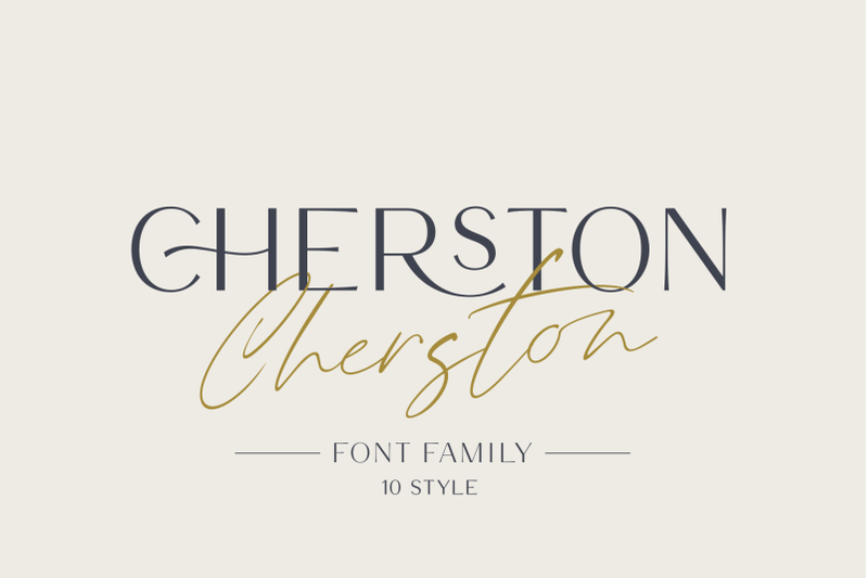 Cherston By Larin Type Co. | TheHungryJPEG