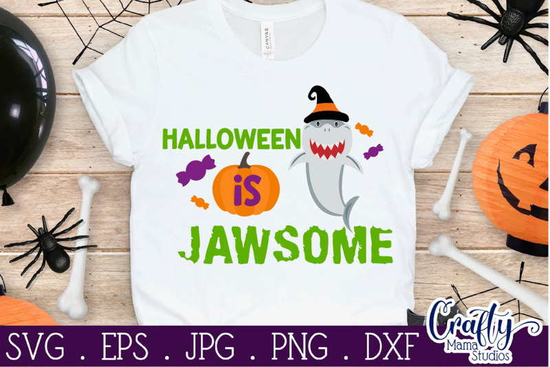 Download Halloween Svg, Halloween Is Jawsome, Shark SVG, Awesome By ...