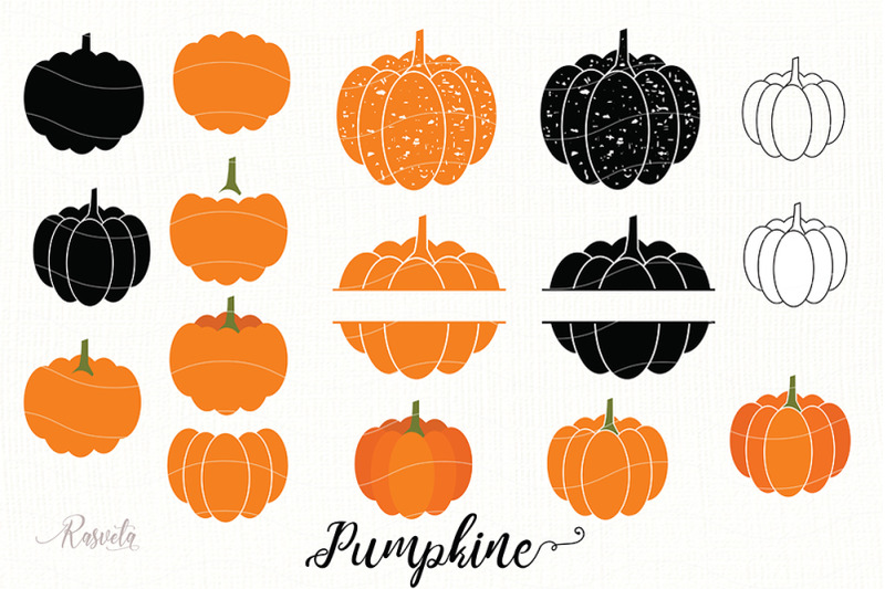 Pumpkin Clipart By RaSveta | TheHungryJPEG