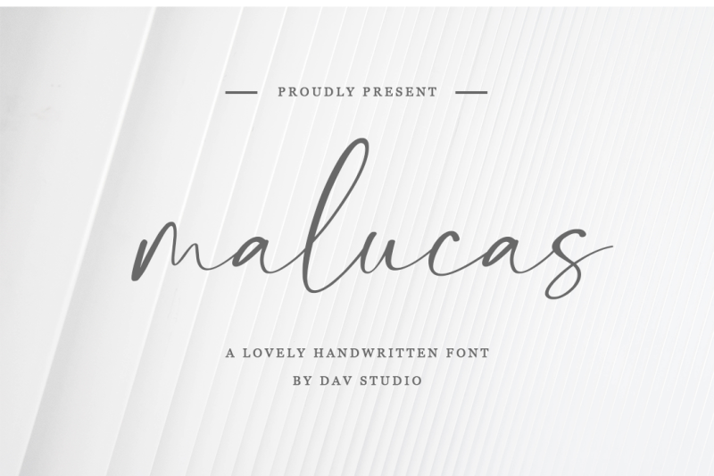 Malucas Lovely Handwritten Font By Dav Studio Thehungryjpeg Com