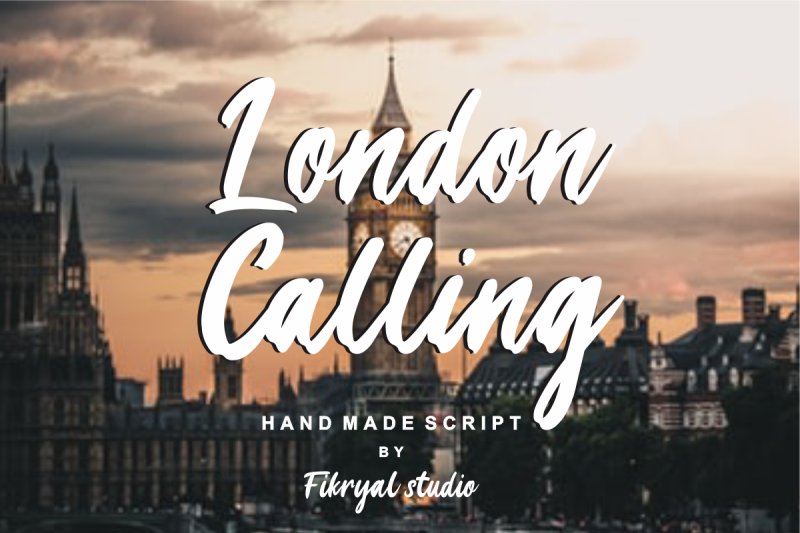 London Calling By Fikryal Co Thehungryjpeg Com