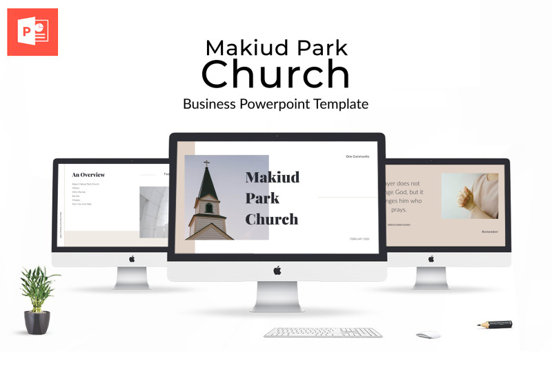 Makiud Park Church Powerpoint Presentation By Thestyle Thehungryjpeg Com