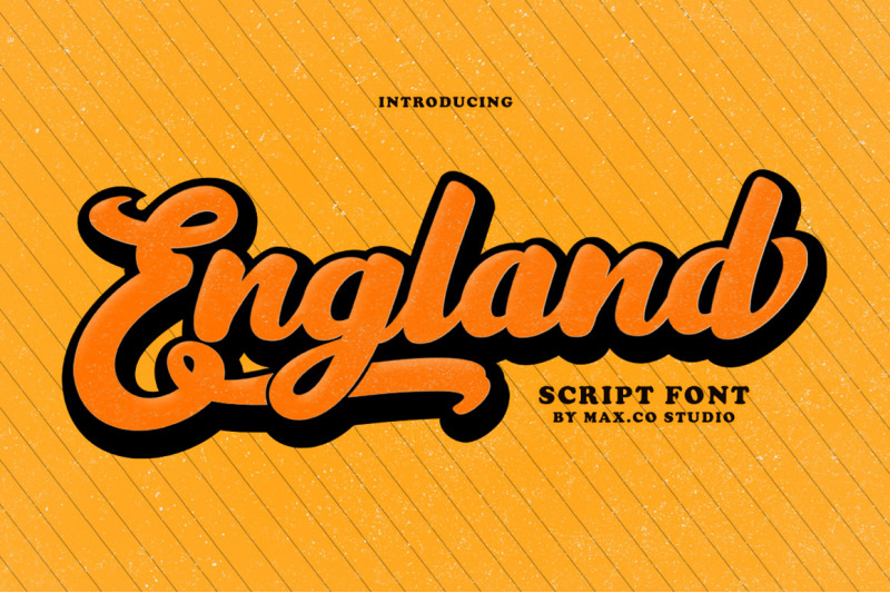 Englant Typeface With Extrude By Max Co Thehungryjpeg Com