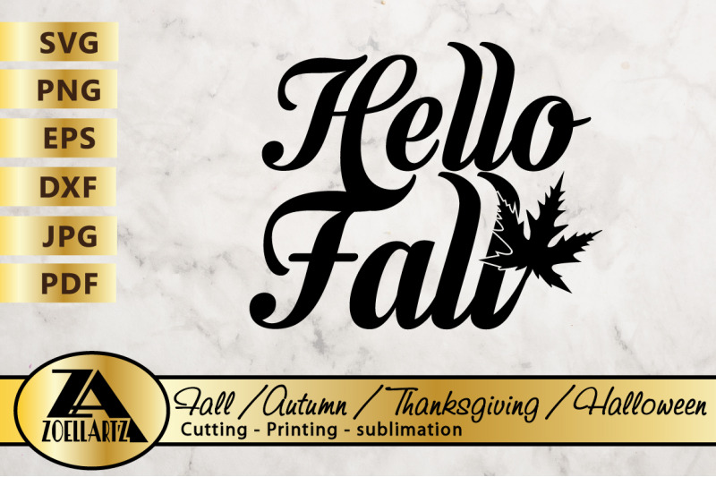 Fall Svg Png Eps Dxf Files For Cutting And Printing Projects By Zoellartz Thehungryjpeg Com