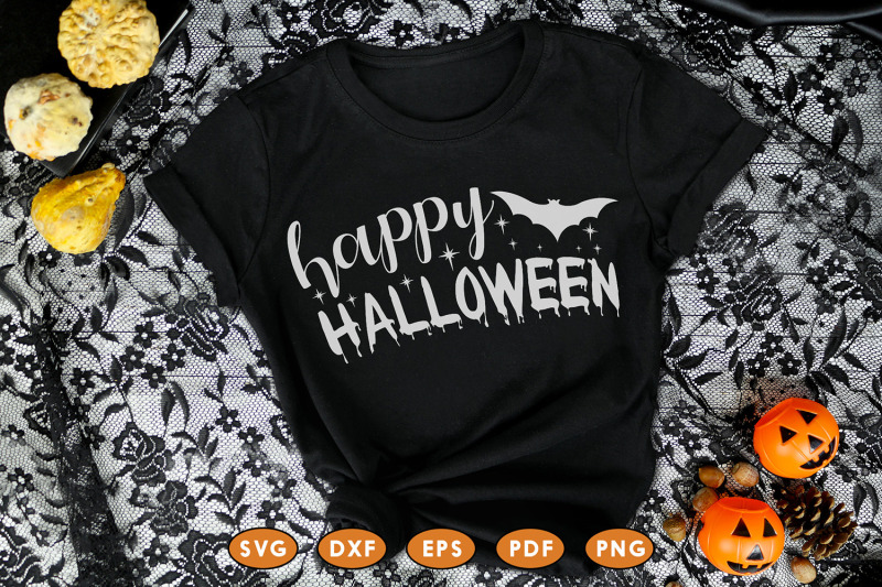 Happy Halloween Halloween Svg Dxf Eps Png Pdf By Craftlabsvg Thehungryjpeg Com