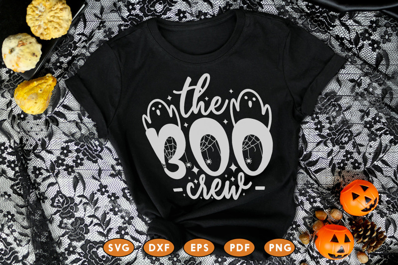 The Boo Crew Halloween Quotes Svg Halloween Svg Cut File By Craftlabsvg Thehungryjpeg Com
