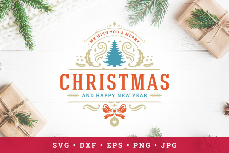 Christmas Saying Design With Tree Silhouette Holiday Wish Cut File C By Vasya Kobelev Thehungryjpeg Com