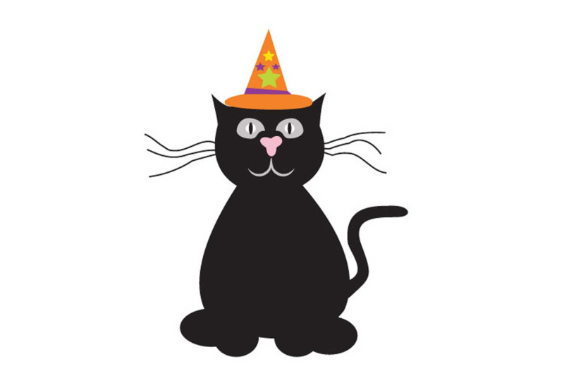 Halloween Cat Svg File By Zoss Design Thehungryjpeg Com