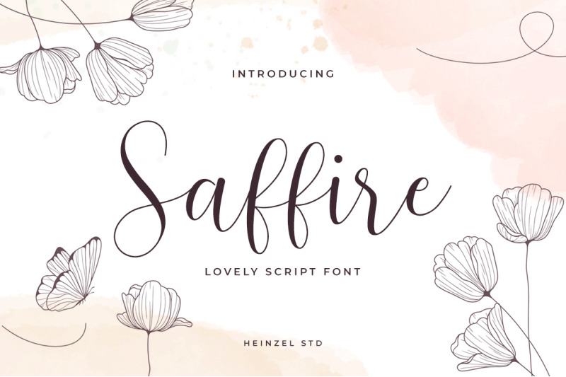 Saffire Script By Heinzel Std | TheHungryJPEG