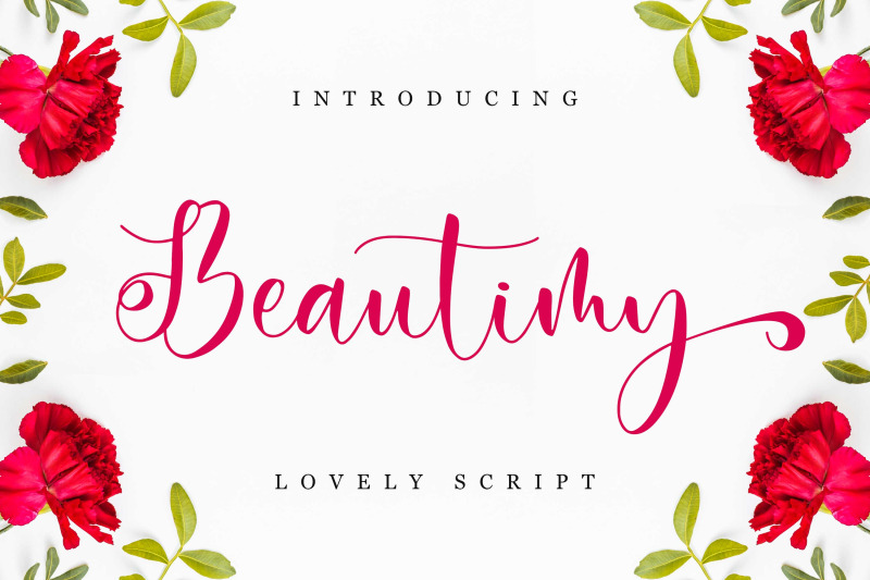 Beautimy By Almarkha type | TheHungryJPEG