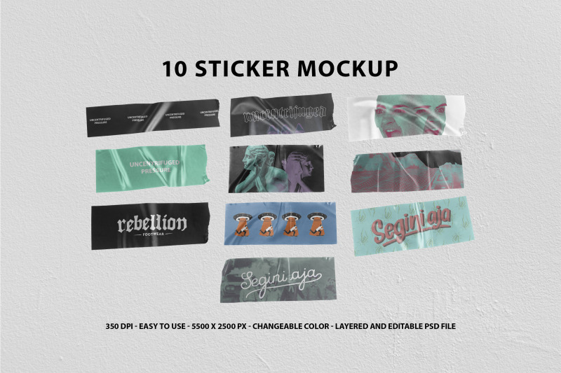 Download Free Sticker Mockup Psd Yellowimages