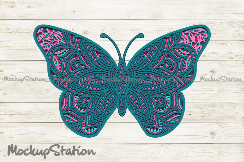 Free Free 227 Butterfly Layered Svg Free SVG PNG EPS DXF File