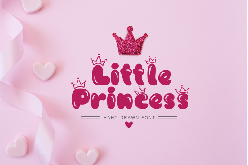 Little Princess By Happy Letters | TheHungryJPEG.com