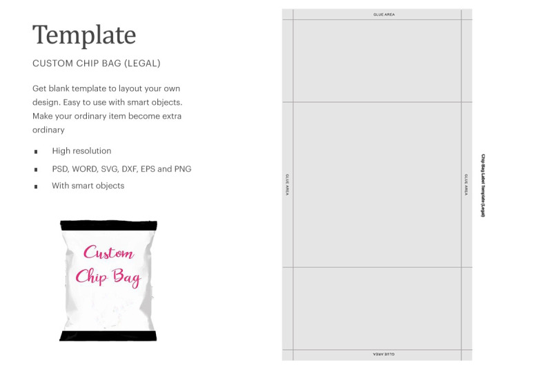 Printable Free Chip Bag Template For Cricut Easy Paper Gift Bag Tutorial