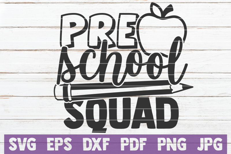 Preschool Squad SVG Cut File By MintyMarshmallows | TheHungryJPEG