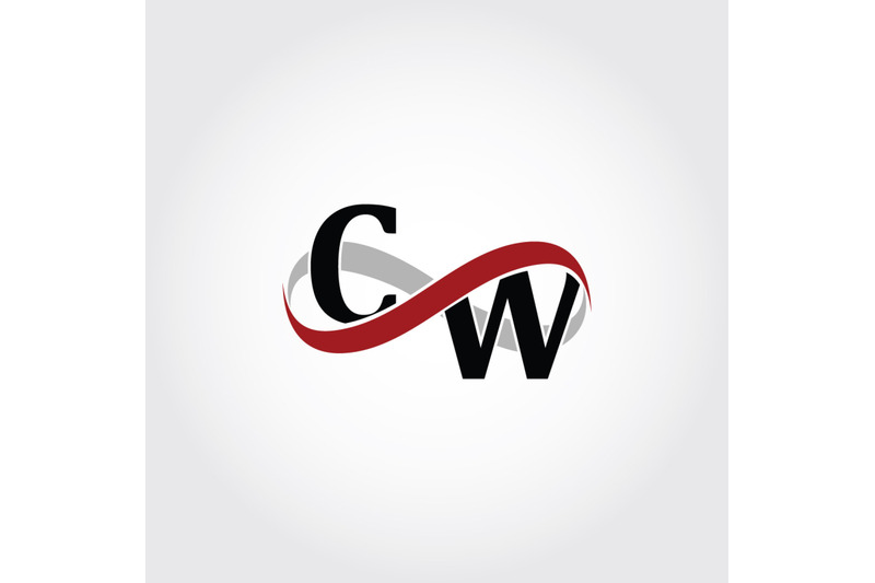 CW Monogram Logo V5 By Vectorseller | TheHungryJPEG